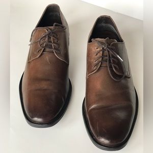 Giorgio Brutini Memory Tech Comfort Brown Leather Dress Lace-Up Shoes Men's 13 M